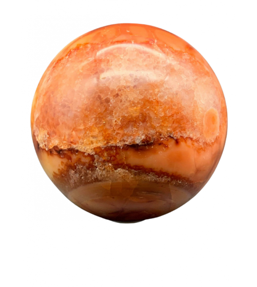 Sphère Cornaline 9cm