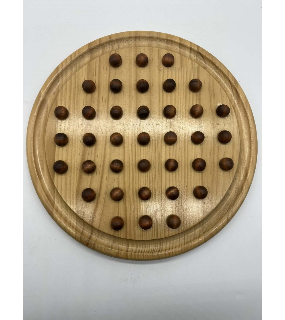Jeu du Solitaire en bois 29cm